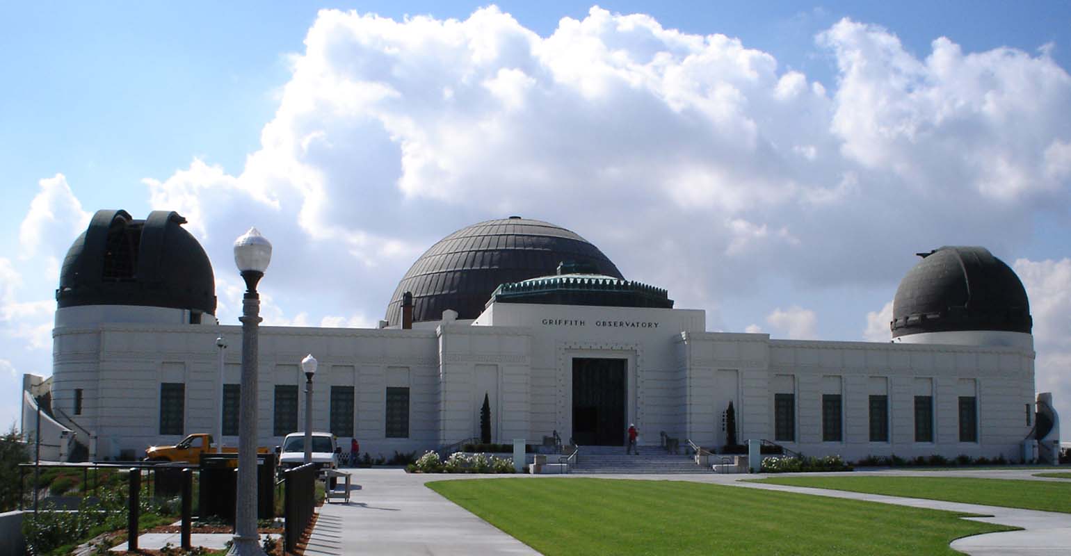 The Griffith Observatory in Los Angeles, California.